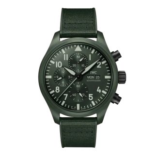 IWC Pilot's Chronograph Top Gun Edition Woodland 44,5 mm Herrenuhr Grün IW389106