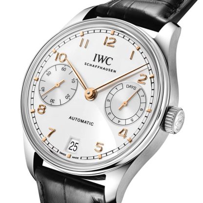 IWC Portugieser Automatik 42 Silbermond IW501701 – Bild 3