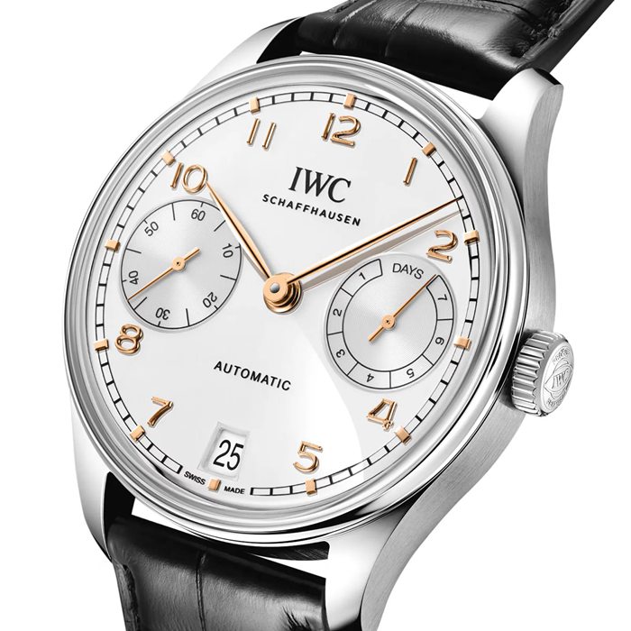 IWC Portugieser Automatik 42 Silbermond IW501701 – Bild 3