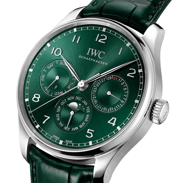 IWC Portugieser Automatik 42mm Herrenuhr Grün IW344207 – Bild 2