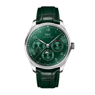 IWC Portugieser Automatik 42mm Herrenuhr Grün IW344207