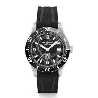 Montblanc 1858 Iced Black Sea 41mm Herrenuhr 129372