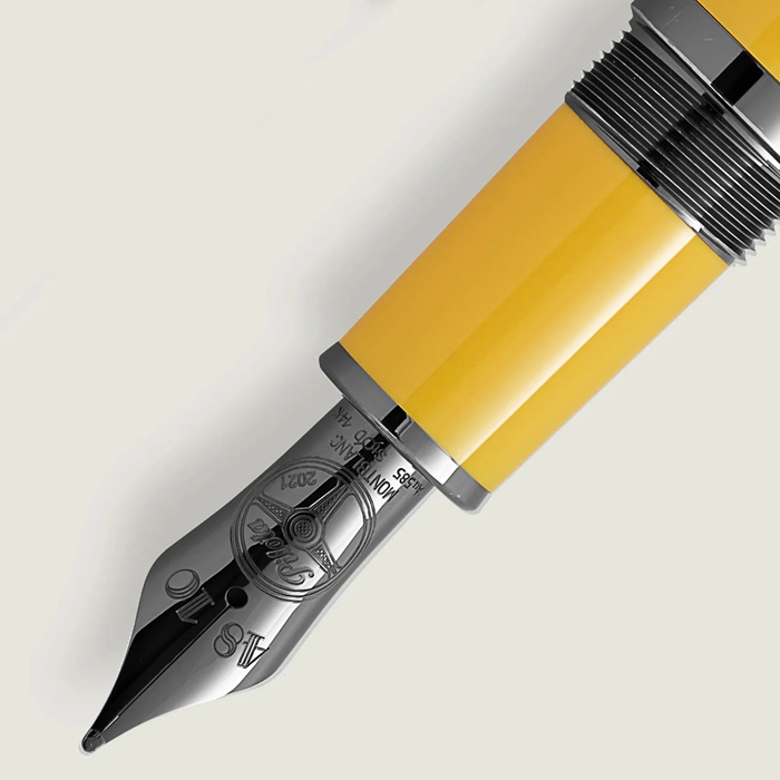 Montblanc Great Characters Enzo Ferrari Sonderausgabe Giallo Modena Füllfederhalter 130661 – Bild 2