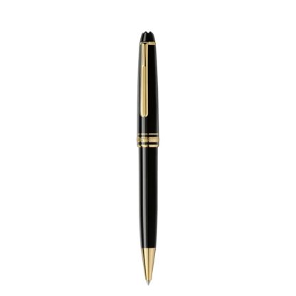 Montblanc Meisterstuck Classique Gold plattiert Kugelschreiber 132453 – Bild 2