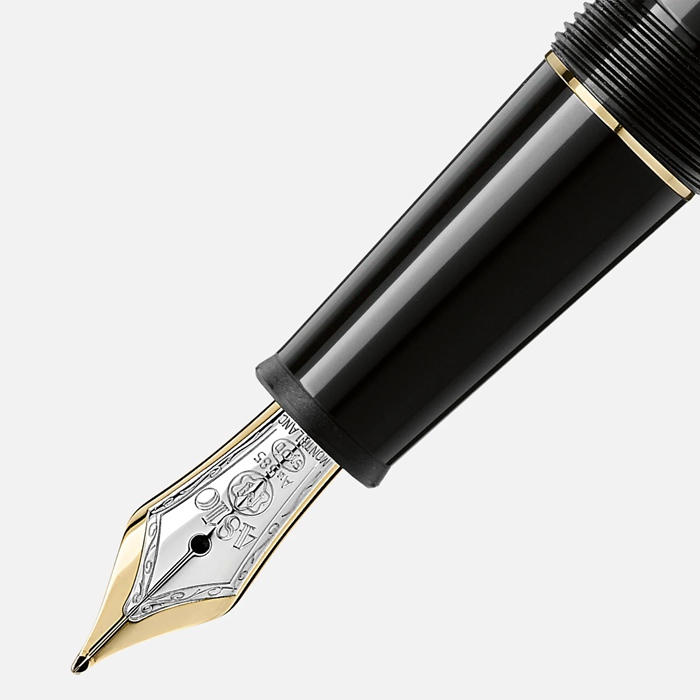 Montblanc Meisterstuck Goldbeschichteter Füllfederhalter 132464 – Bild 2