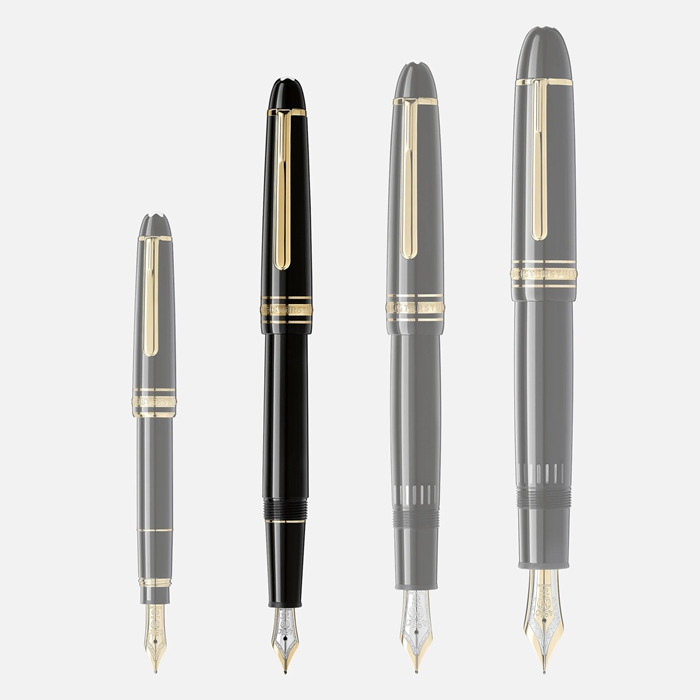 Montblanc Meisterstuck Goldbeschichteter Füllfederhalter 132464 – Bild 4