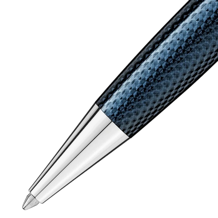 Montblanc Meisterstuck Solitaire Doue Blaue Stunde Classique Kugelschreiber 132102 – Bild 3