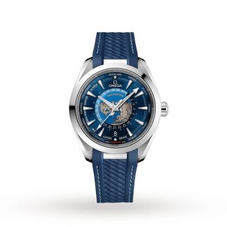 Omega Aqua Terra 150M CoAxial Master Chronometer GMT Weltzeituhr 43mm O22012432203001