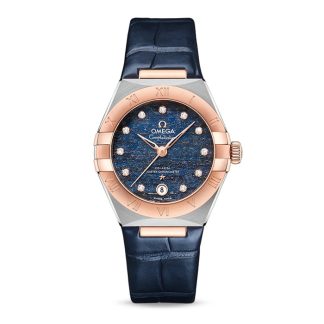 Omega Constellation Co-Axial Master Chronometer 29mm Damenuhr Blau O13123292099003