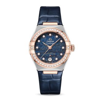 Omega Constellation Co-Axial Master Chronometer 29mm Damenuhr Blau O13128292099003