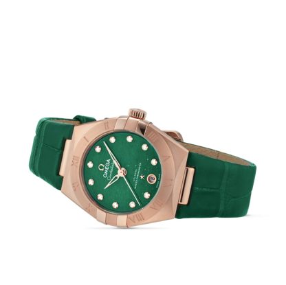Omega Constellation Co-Axial Master Chronometer 29mm Damenuhr Grün O13153292099002 – Bild 3