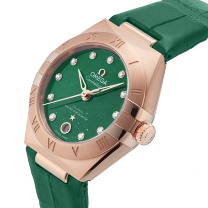 Omega Constellation Co-Axial Master Chronometer 29mm Damenuhr Grün O13153292099002 – Bild 5