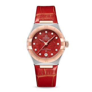 Omega Constellation Co-Axial Master Chronometer 29mm Damenuhr Rot O13123292099002