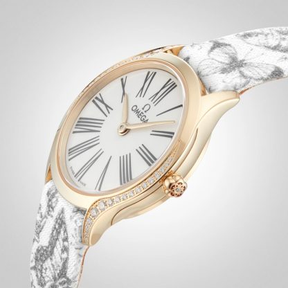 Omega De Ville Mini Trésor Quarz 26mm Moonshine™ Gold O42857266004002 – Bild 5