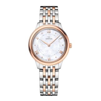 Omega De Ville Prestige 30mm Damenuhr Perlmutt O43420306005001
