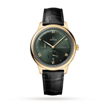 Omega De Ville Prestige Co-Axial Chronometer Gangreserve 41mm Herrenuhr Grün O43453412110001