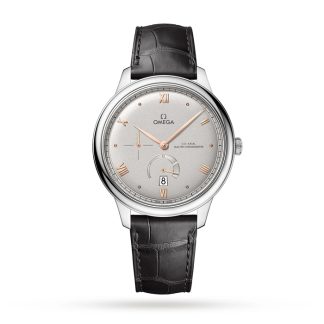 Omega De Ville Prestige Co-Axial Chronometer Gangreserve 41mm Herrenuhr Silber O43413412106001