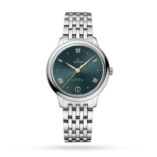 Omega De Ville Prestige Co-Axial Master Chronometer 34mm Damenuhr Blau O43410342010001