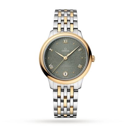 Omega De Ville Prestige Co-Axial Master Chronometer 34mm Damenuhr Grün O43420342010001