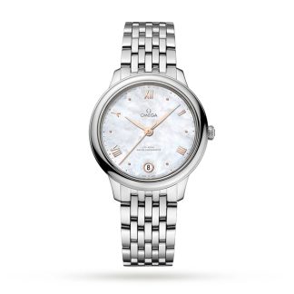 Omega De Ville Prestige Co-Axial Master Chronometer 34mm Damenuhr Mutter der Perle O43410342005001