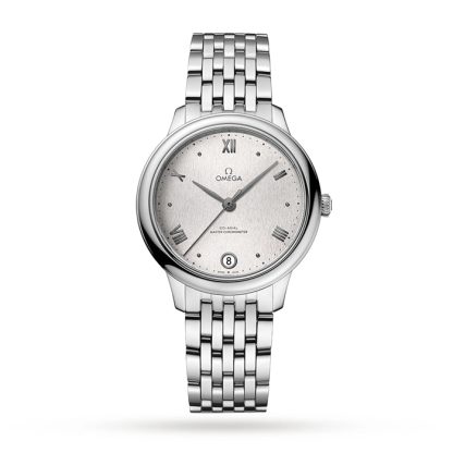 Omega De Ville Prestige Co-Axial Master Chronometer 34mm Damenuhr Silber O43410342002001