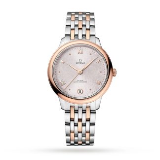 Omega De Ville Prestige Co-Axial Master Chronometer 34mm Damenuhr Silber O43420342002003