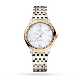 Omega De Ville Prestige Co-Axial Master Chronometer 34mm Damenuhr weiß O43420342005002