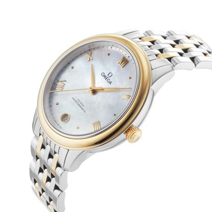 Omega De Ville Prestige Co-Axial Master Chronometer 34mm Damenuhr weiß O43420342005002 – Bild 5