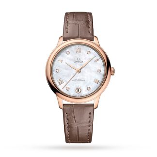 Omega De Ville Prestige Co-Axial Master Chronometer 34mm Damenuhr weiß O43453342055001
