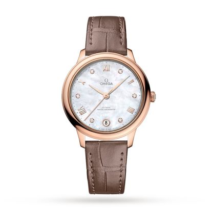 Omega De Ville Prestige Co-Axial Master Chronometer 34mm Damenuhr weiß O43453342055001