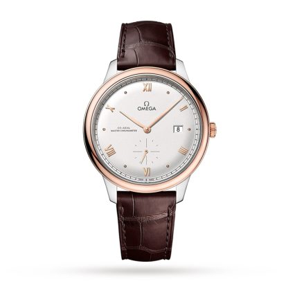 Omega De Ville Prestige Co-Axial Master Chronometer kleine Sekunden 41mm Herrenuhr Silber O43423412002001