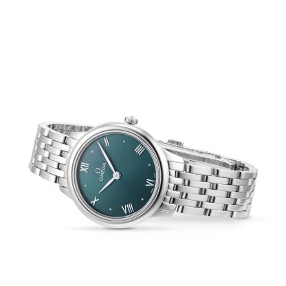 Omega De Ville Prestige Quarz 27,5 mm Damenuhr Grün O43410286010001 – Bild 3