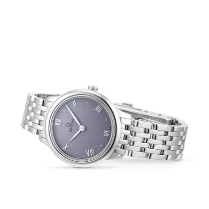 Omega De Ville Prestige Quarz 27,5 mm Damenuhr Lila O43410286003001 – Bild 3