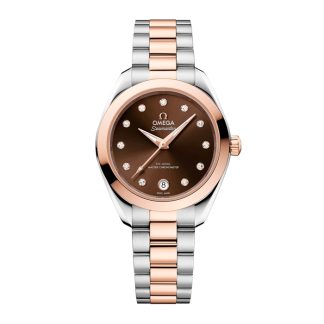 Omega Seamaster Aqua Terra 150M 30mm Damenuhr Braun O22020302063001
