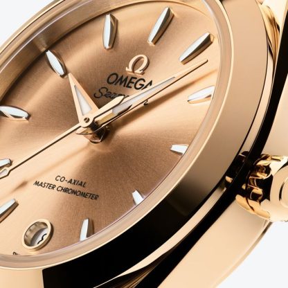 Omega Seamaster Aqua Terra 150M 30mm Damenuhr Gelb O22050302008001 – Bild 5
