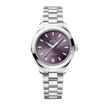 Omega Seamaster Aqua Terra 150M 30mm Damenuhr lila O22010302010002