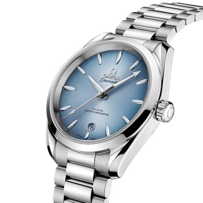 Omega Seamaster Aqua Terra 150M Co-Axial Master Chronometer 38mm Sommer Blau O22010382003004 – Bild 3