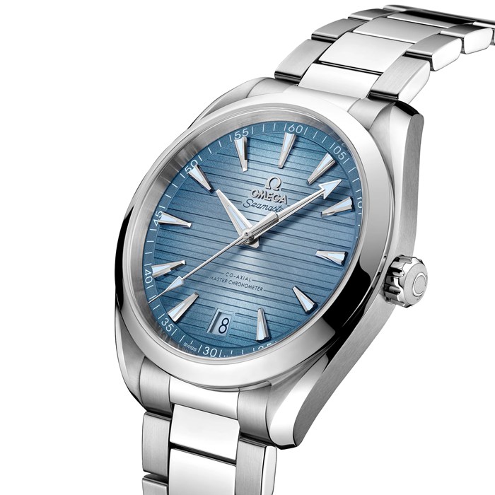 Omega Seamaster Aqua Terra 150M Co-Axial Master Chronometer 41mm Sommer Blau O22010412103005 – Bild 3