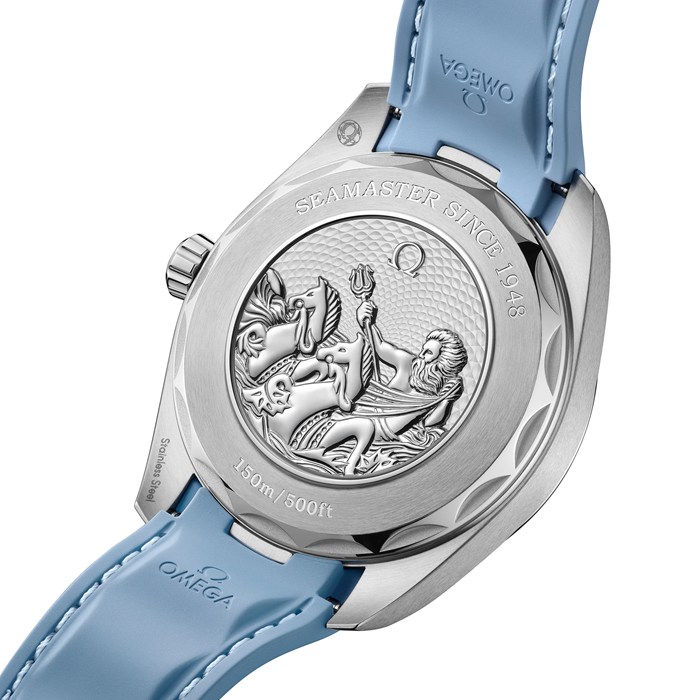 Omega Seamaster Aqua Terra 150M Co-Axial Master Chronometer Gmt Worldtimer 43mm Sommer Blau O22012432203002 – Bild 4