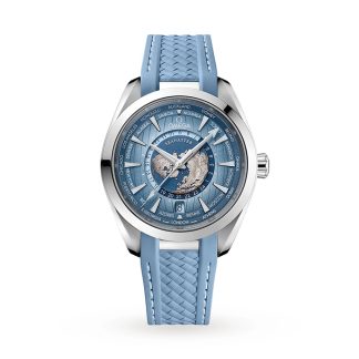 Omega Seamaster Aqua Terra 150M Co-Axial Master Chronometer Gmt Worldtimer 43mm Sommer Blau O22012432203002