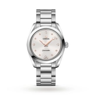 Omega Seamaster Aqua Terra 150M Damen 28mm Quarz Diamond Dot Uhr O22010286054001