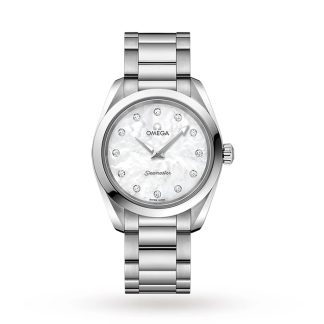 Omega Seamaster Aqua Terra 150M Damen 28mm Quarz Diamond Dot Uhr O22010286055001