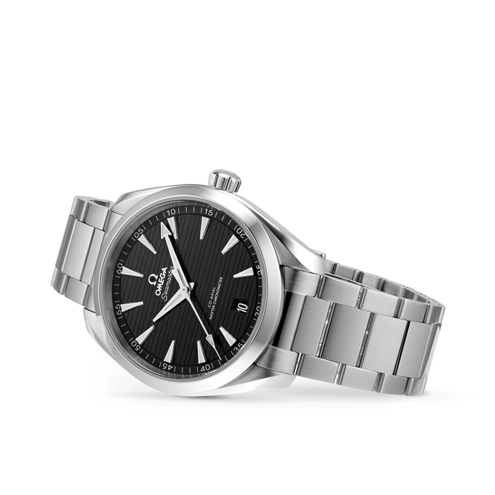 Omega Seamaster Aqua Terra 150M Herren schwarzes Zifferblatt 41mm automatische Co-Axial Uhr O22010412101001 – Bild 2