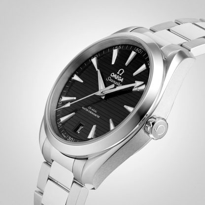 Omega Seamaster Aqua Terra 150M Herren schwarzes Zifferblatt 41mm automatische Co-Axial Uhr O22010412101001 – Bild 5