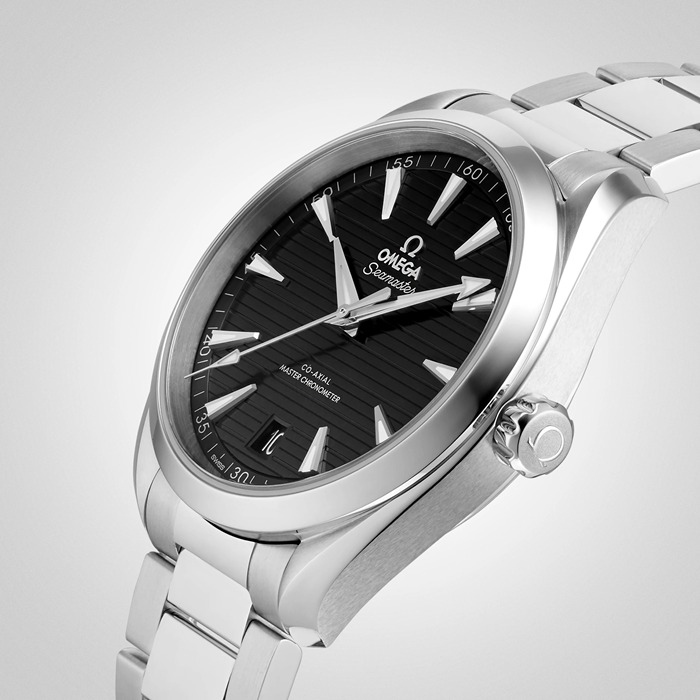 Omega Seamaster Aqua Terra 150M Herren schwarzes Zifferblatt 41mm automatische Co-Axial Uhr O22010412101001 – Bild 5