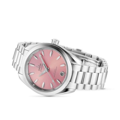 Omega Seamaster Aqua Terra 150m Co-Axial Master Chronometer 34mm Damenuhr Rosa O22010342010003 – Bild 5