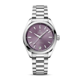 Omega Seamaster Aqua Terra 150m Co-Axial Master Chronometer 34mm Damenuhr lila O22010342010002