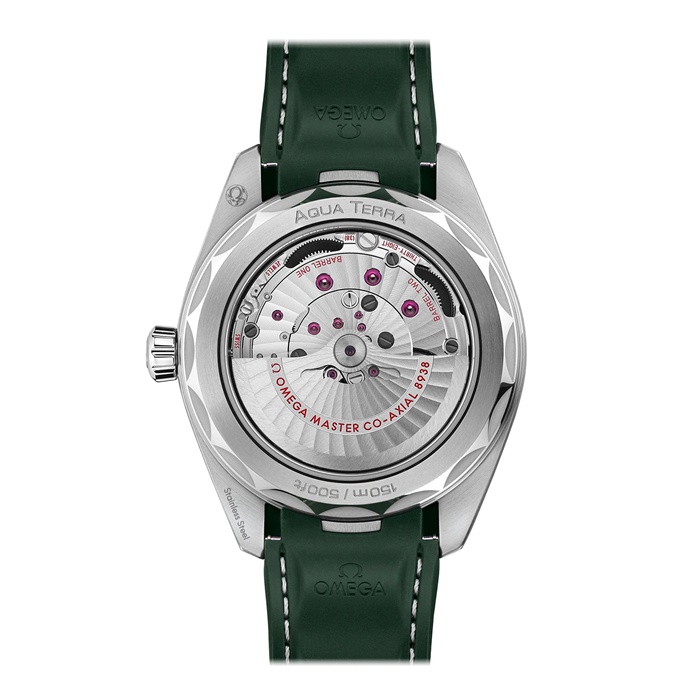 Omega Seamaster Aqua Terra 150m Co Axial Master Chronometer GMT Worldtimer 43mm Herrenuhr Grüner Kautschuk O22032432210001 – Bild 2