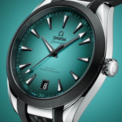 Omega Seamaster Aquaterra 150M 41mm Herrenuhr Türkis O22032412103001 – Bild 5