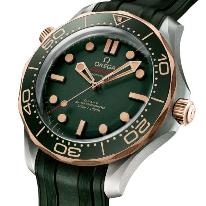 Omega Seamaster Diver 300M 42mm Herrenuhr Grüner Kautschuk O21092422010001 – Bild 2